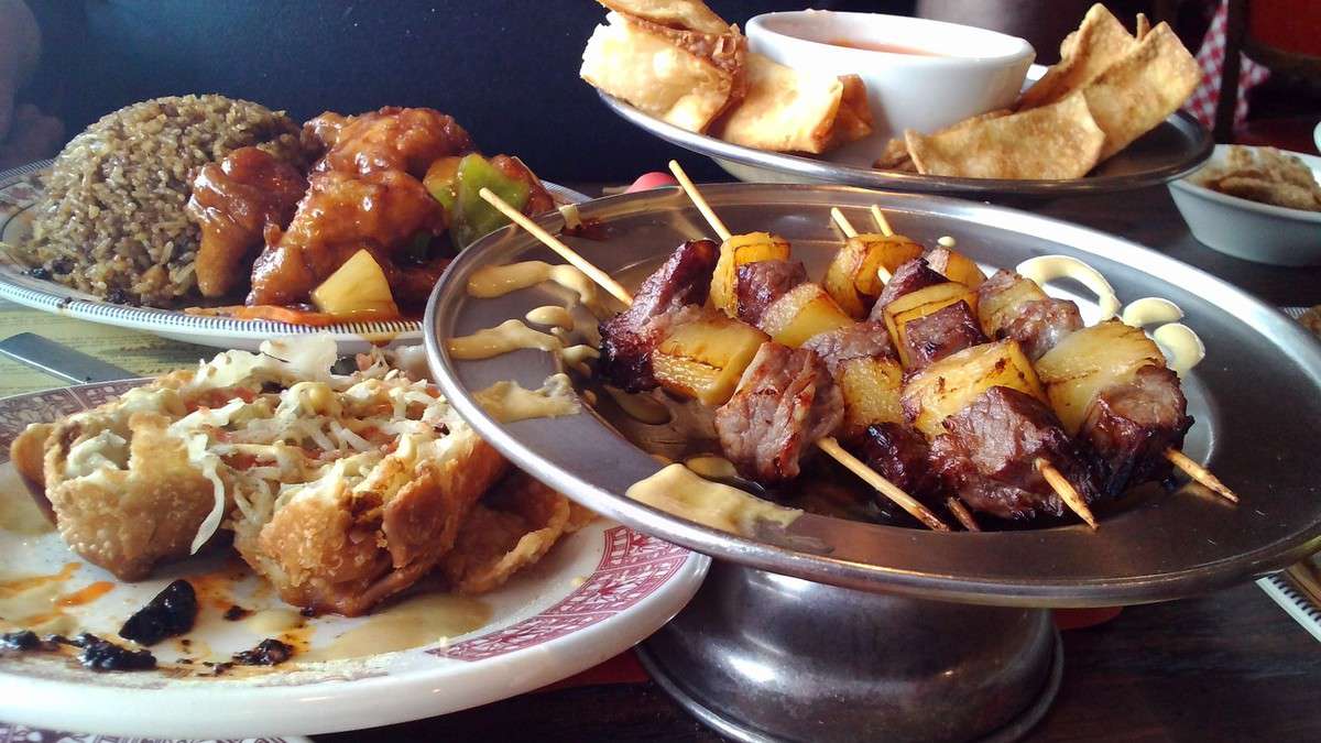 Menu of Hawaiian Island, Trenton, Detroit