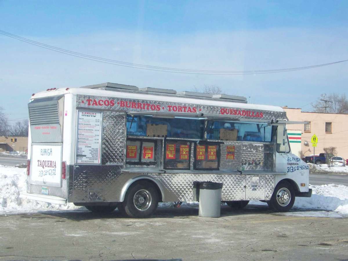 Menu of Taqueria El Paisa Food Truck, Ecorse, Detroit