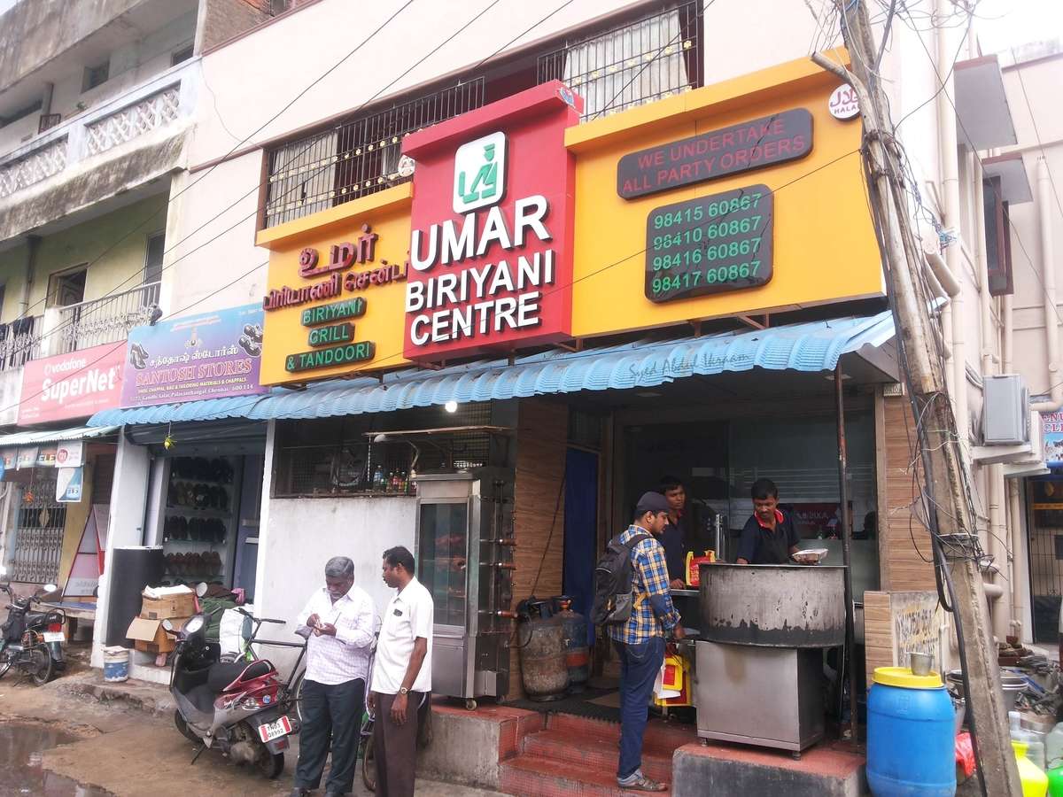 Menu of Umar Biriyani Centre, Nanganallur, Chennai