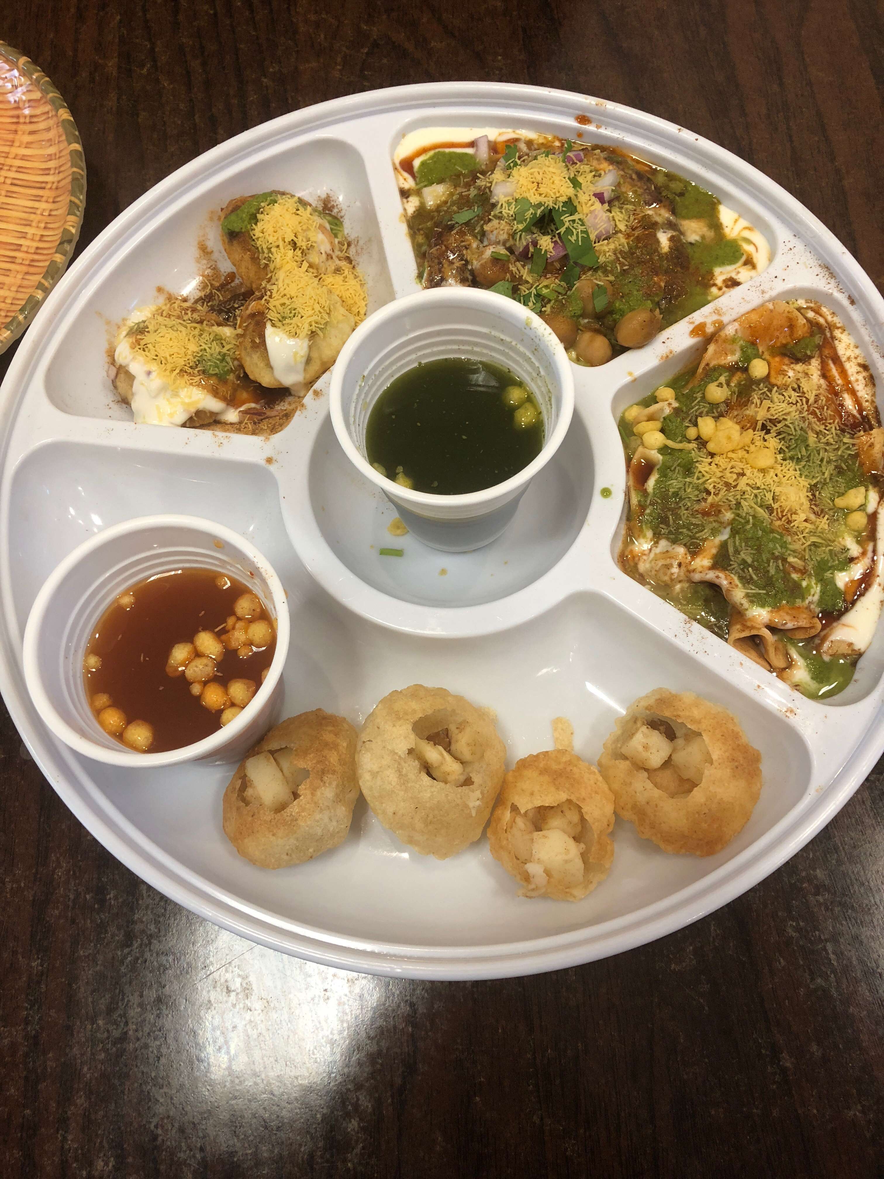 Gold Indian Sweets Chaat Menu