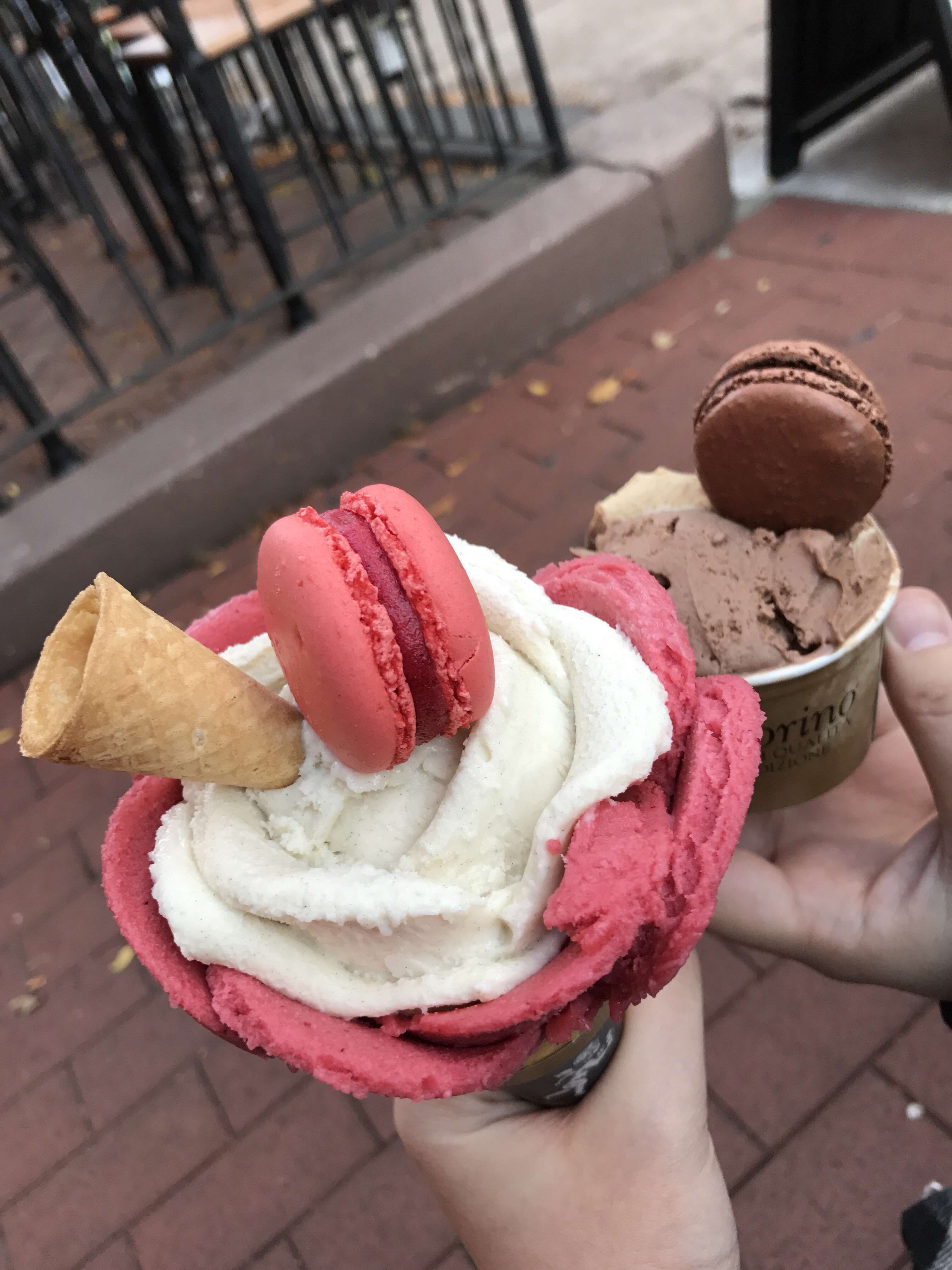 Menu of Amorino, Back Bay, Boston