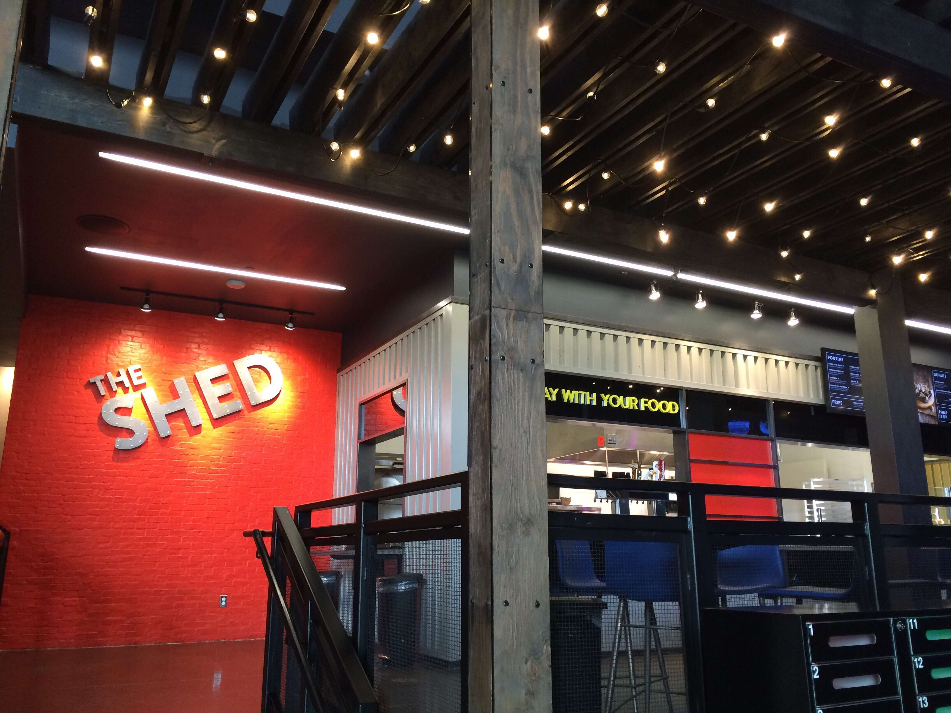 The Shed Menu, Menu for The Shed, South Edmonton Common, Edmonton