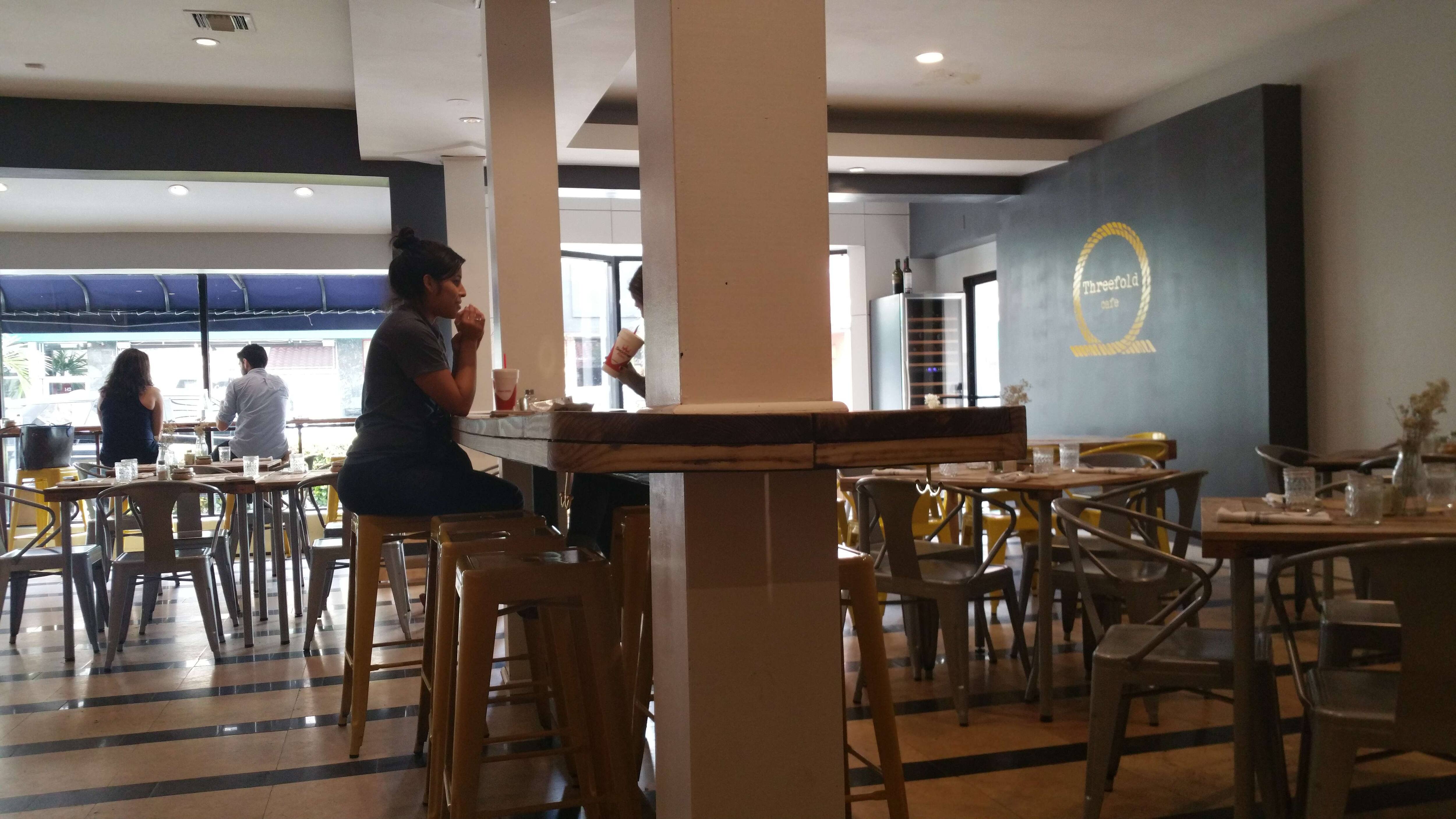 threefold cafe menu