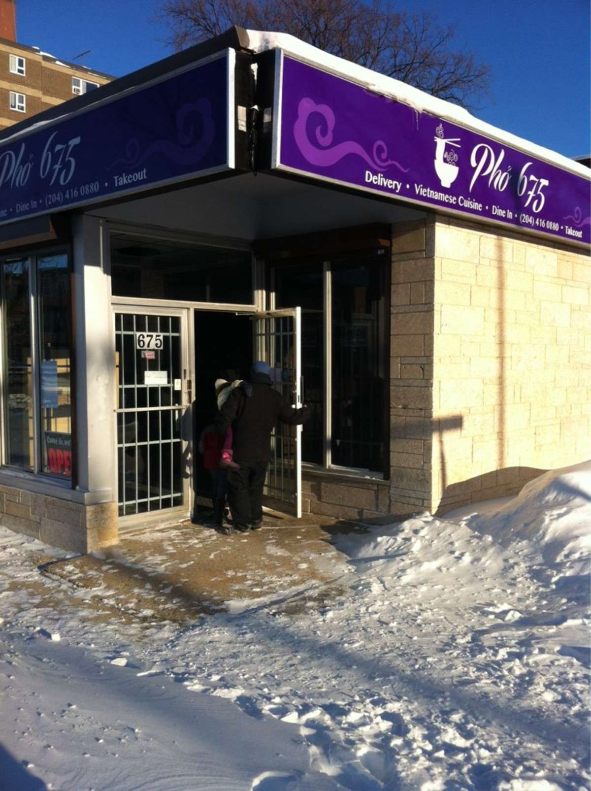 Pho 675 Menu, Menu for Pho 675, North End, Winnipeg