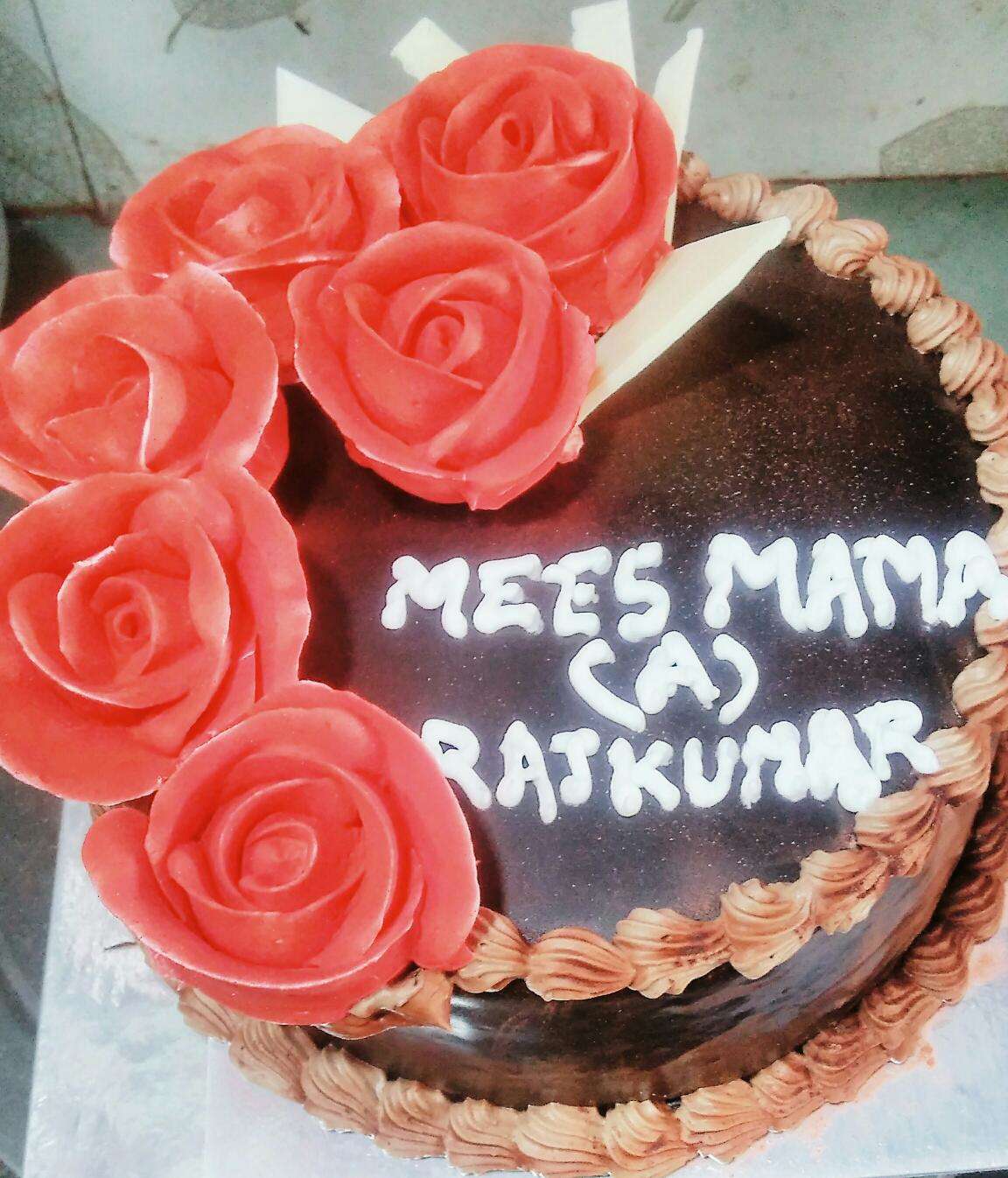 Happy Birthday Rajkumar Cake Candle - Greet Name
