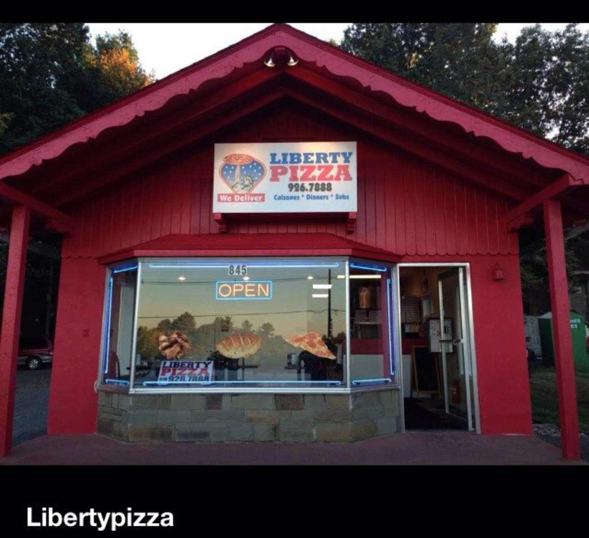 Menu of Liberty pizza, Queensbury, Glens Falls/Queensbury