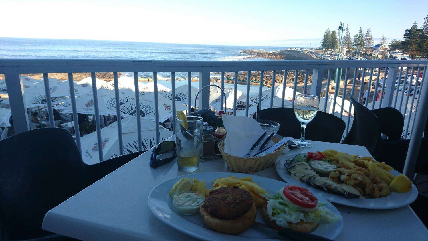 Menu of King Fisher, Mossel Bay, Western Cape