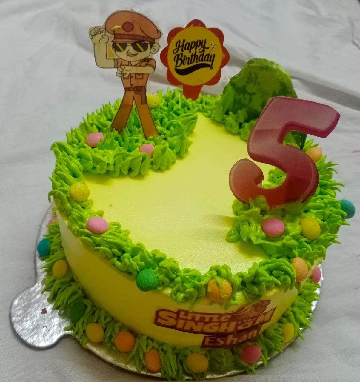 Best Little Singham Theme Cake In Bangalore | Order Online