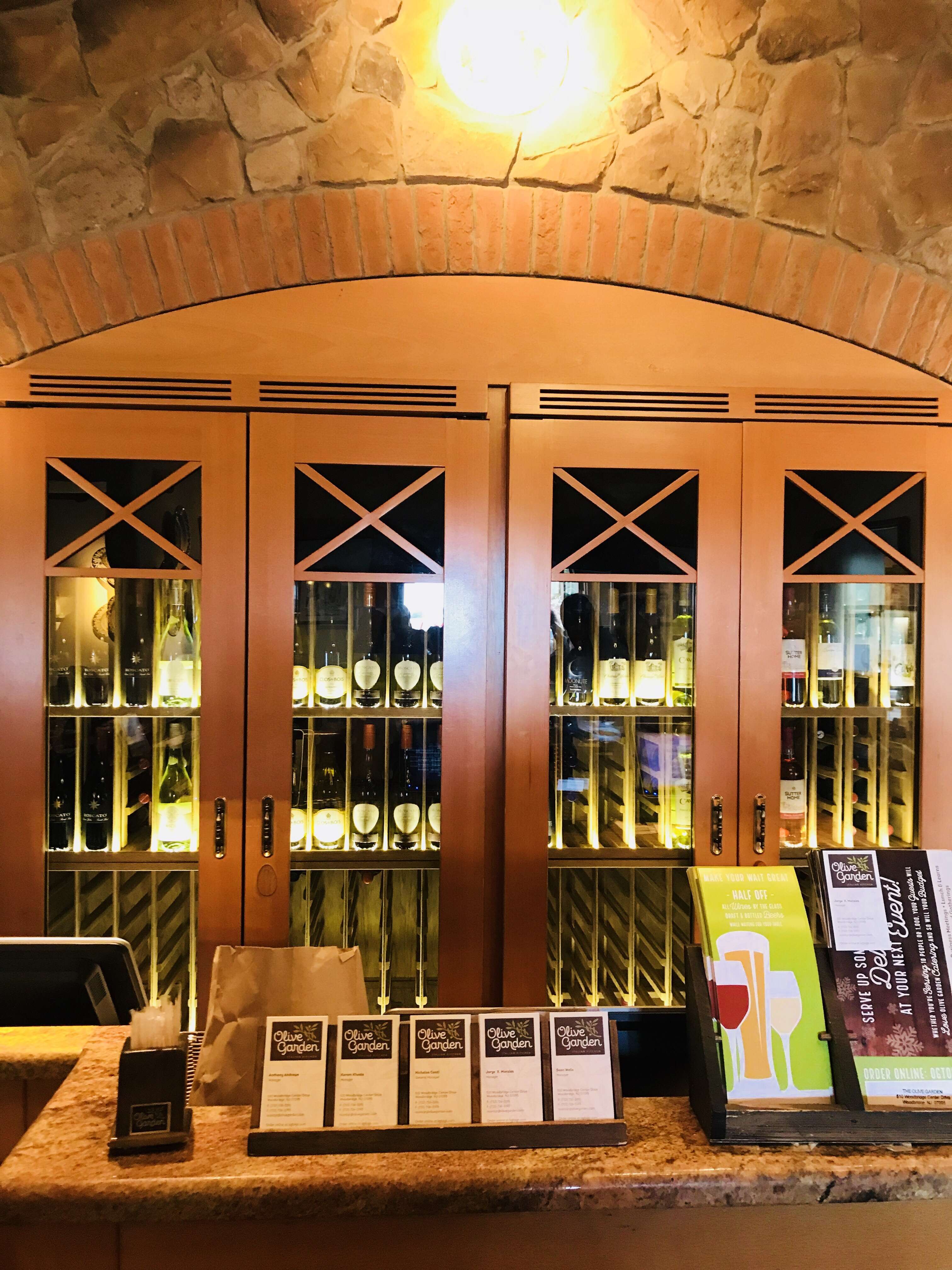 Menu of Olive Garden Italian Restaurant, Woodbridge, Woodbridge