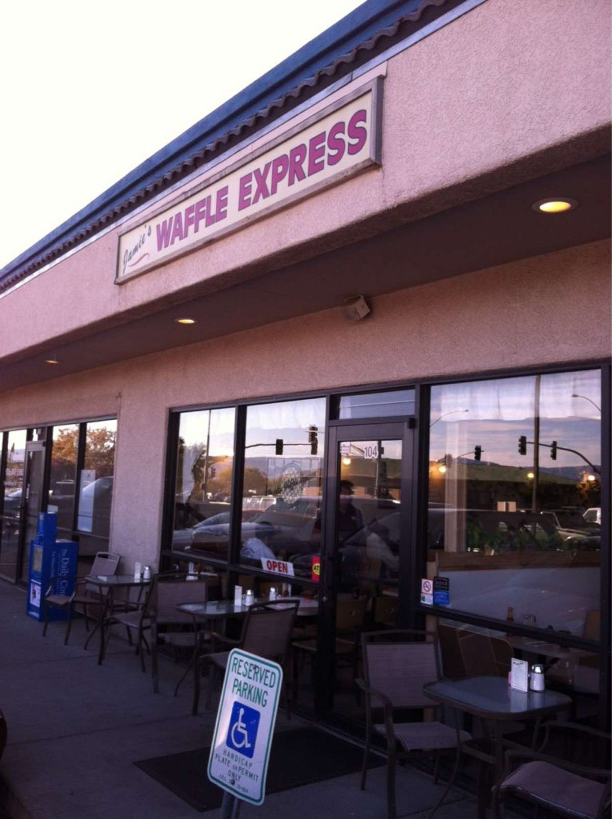 Menu of Jamie's Waffle Express, Prescott Valley, Prescott