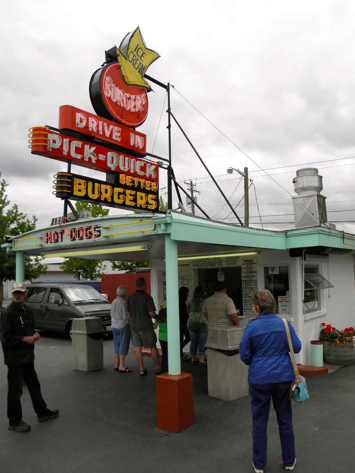 Menu of Pick Quick Drive in, Tacoma, Fife