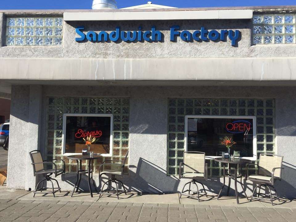 Menu of Sandwich Factory, Prineville, Bend