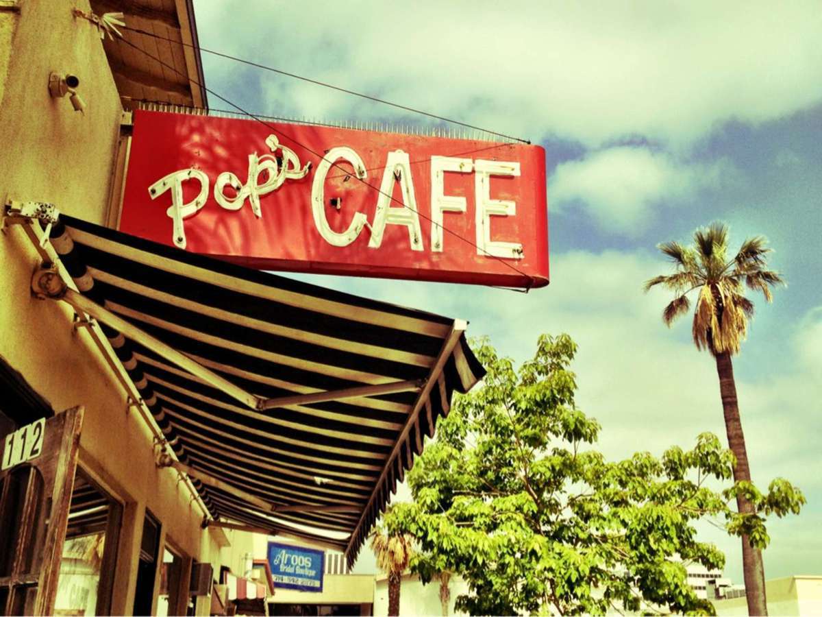 Menu of Pop's Cafe, Santa Ana, Orange County