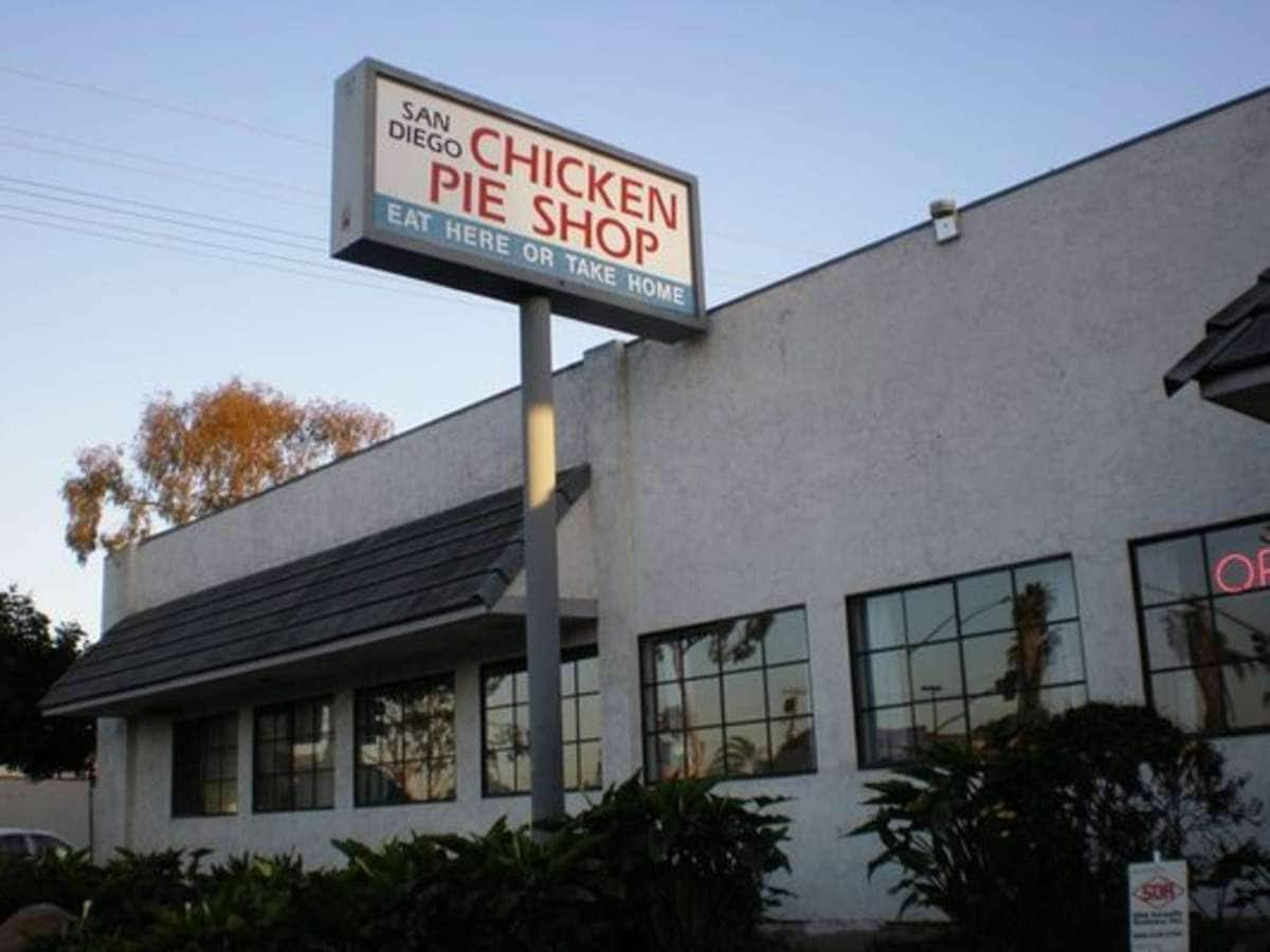 Menu of San Diego Chicken Pie Shop, North Park, San Diego