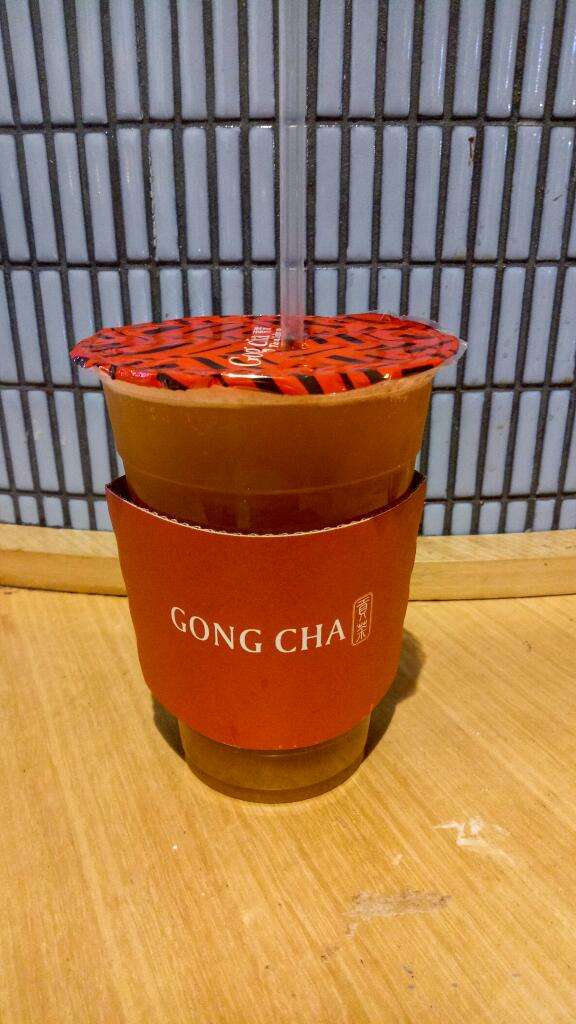Menu of Gong Cha, Chadstone, Melbourne