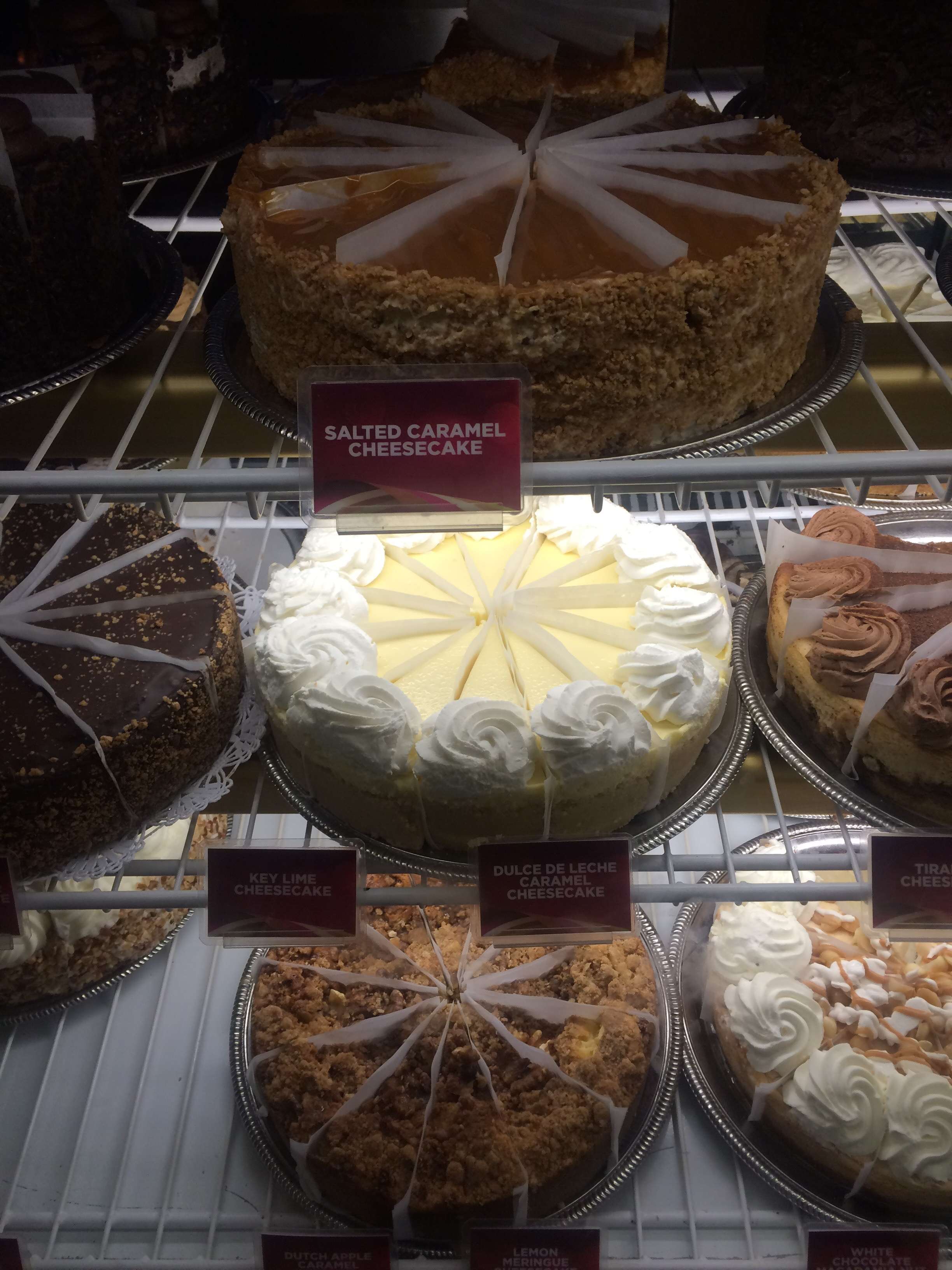 The Cheesecake Factory at Jordan Creek Town Center Menu