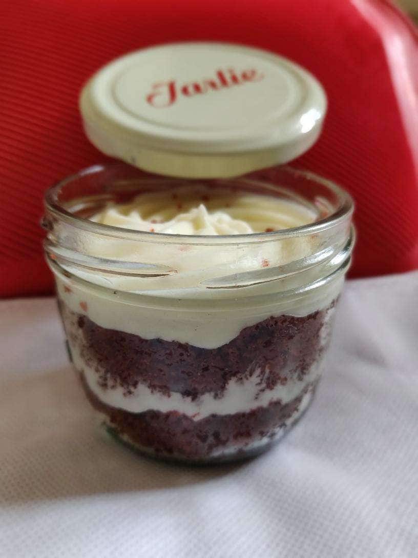 Red Velvet Cake In a Jar Recipe | Easy Everyday Recipes