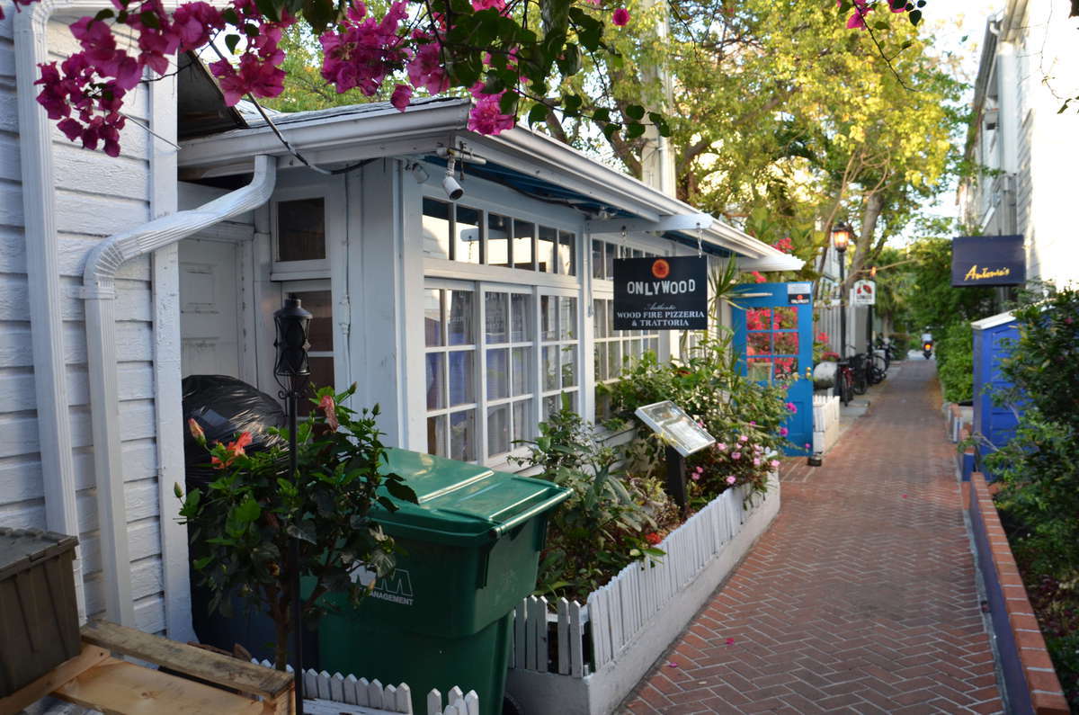 Menu of Onlywood Pizzeria Trattoria, Key West, Florida Keys