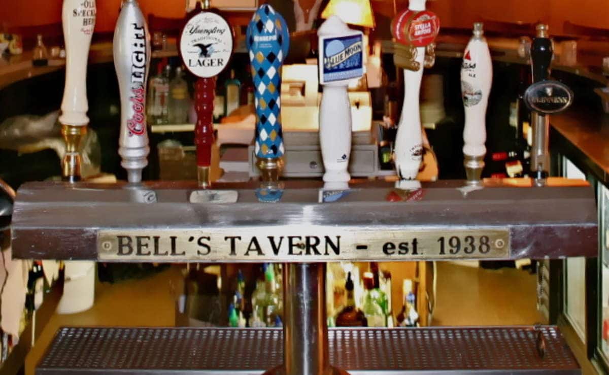 Menu of Bell's Tavern, Lambertville, Lambertville