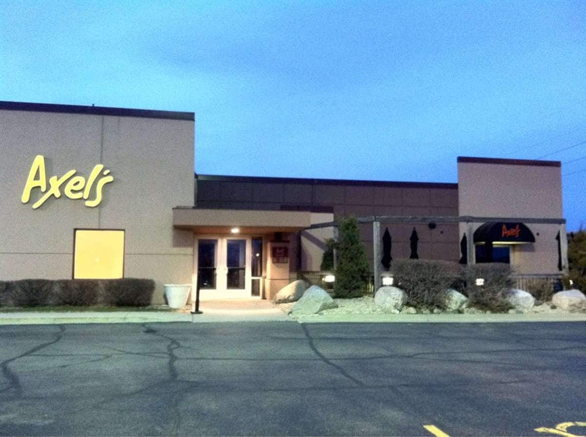 Menu of Axel's, Roseville, Twin Cities