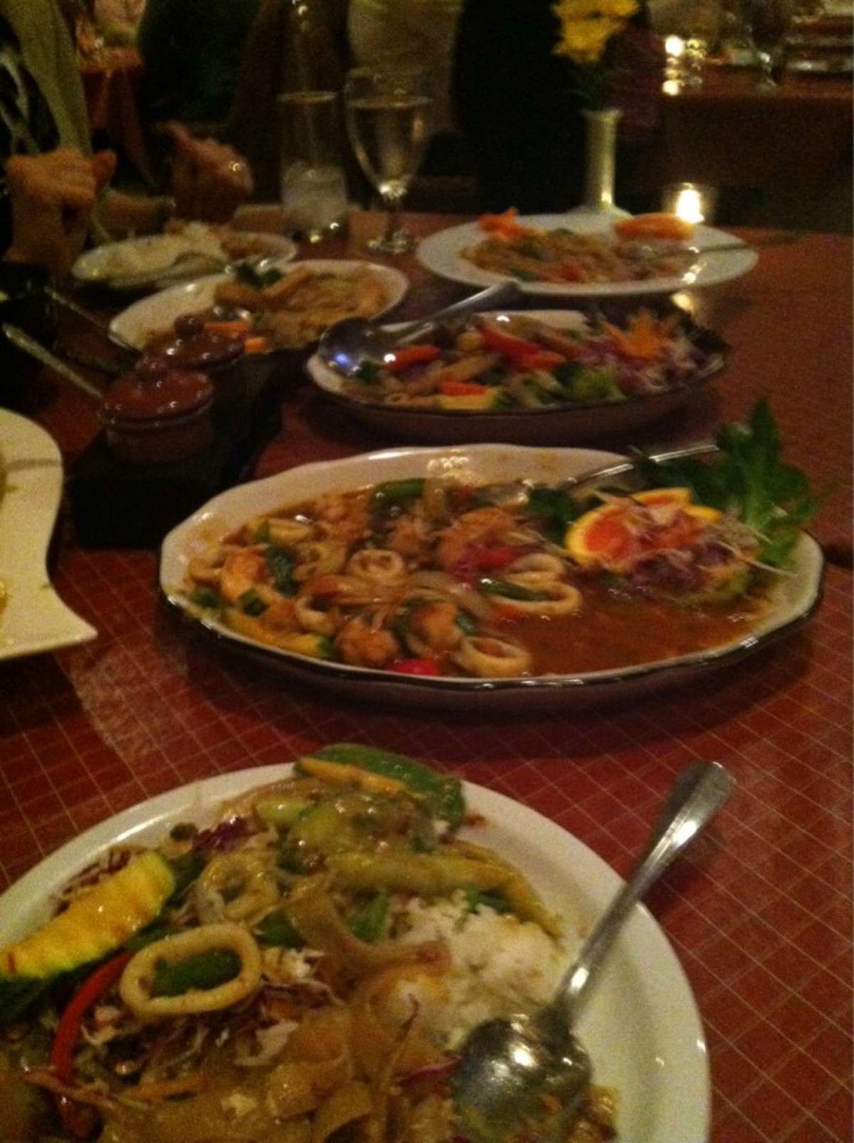 Menu of Sweet Basil Thai Cuisine, Greenville, Greenville