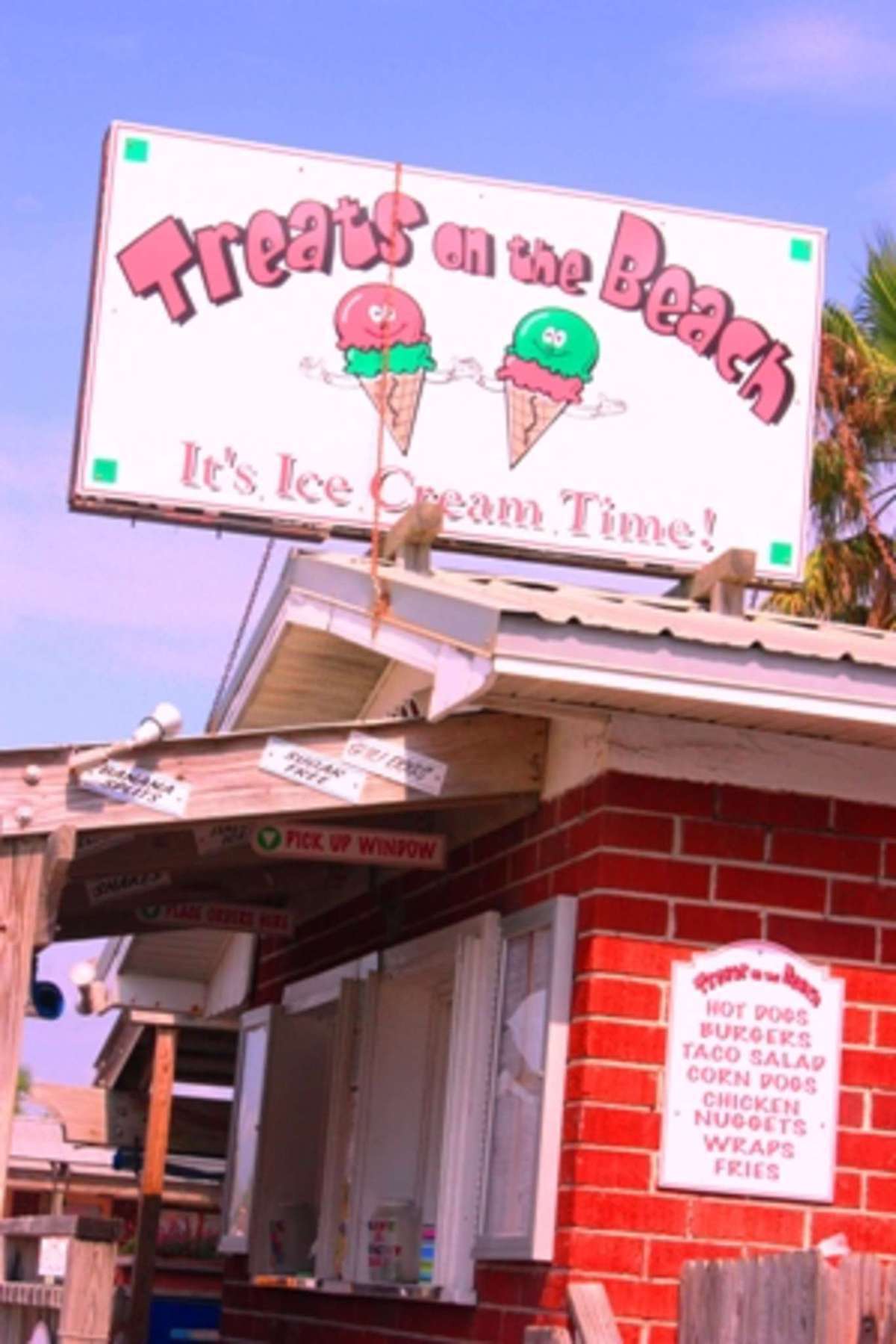 Menu of Treats On the Beach, New Smyrna Beach, Daytona Beach