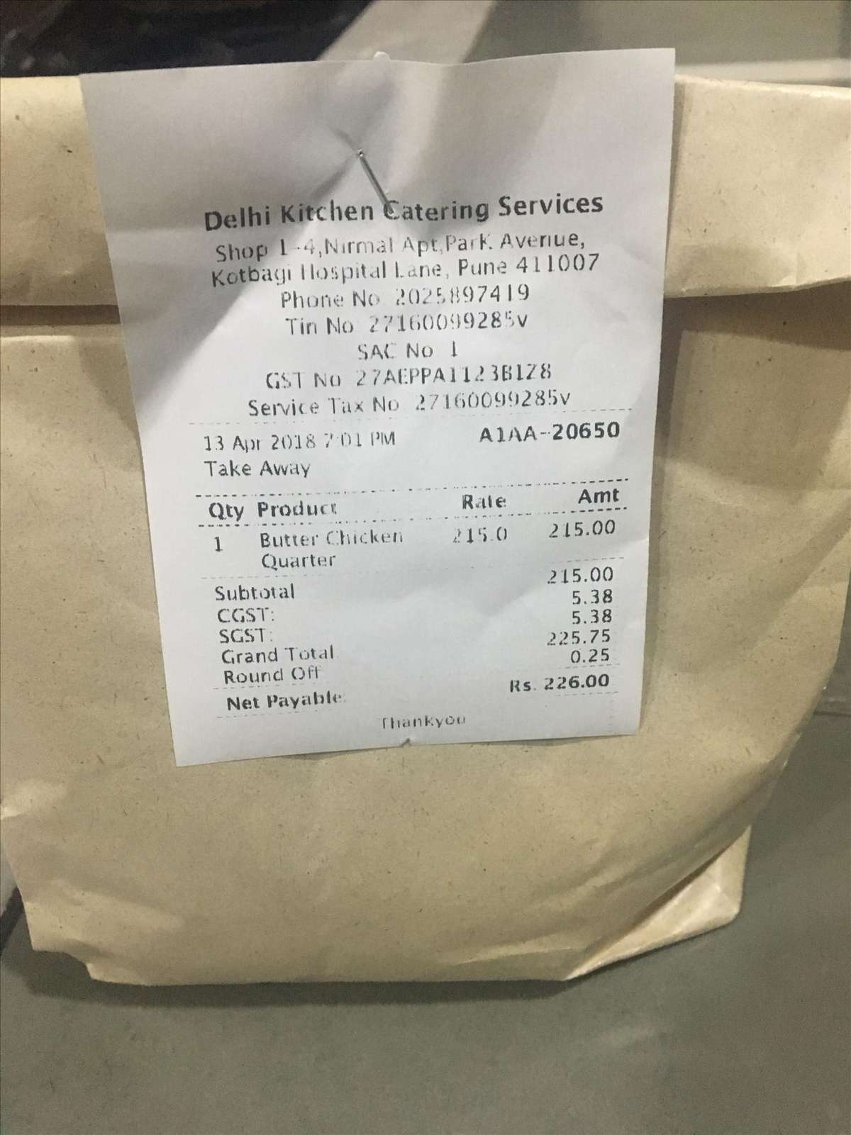 Tastebugs S Review For Delhi Kitchen Aundh Pune On Zomato