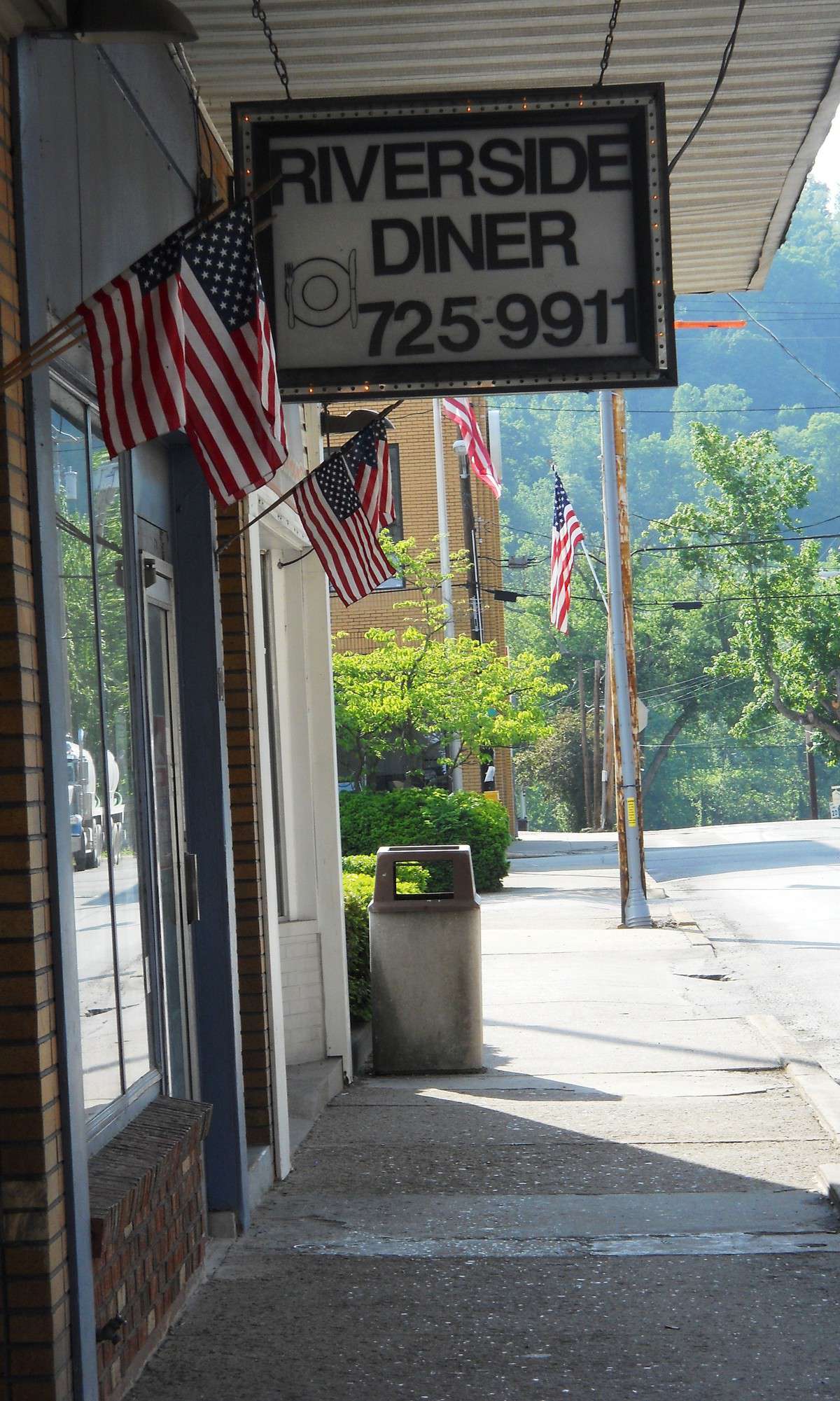 Menu of Riverside Diner, Point Marion, Point Marion