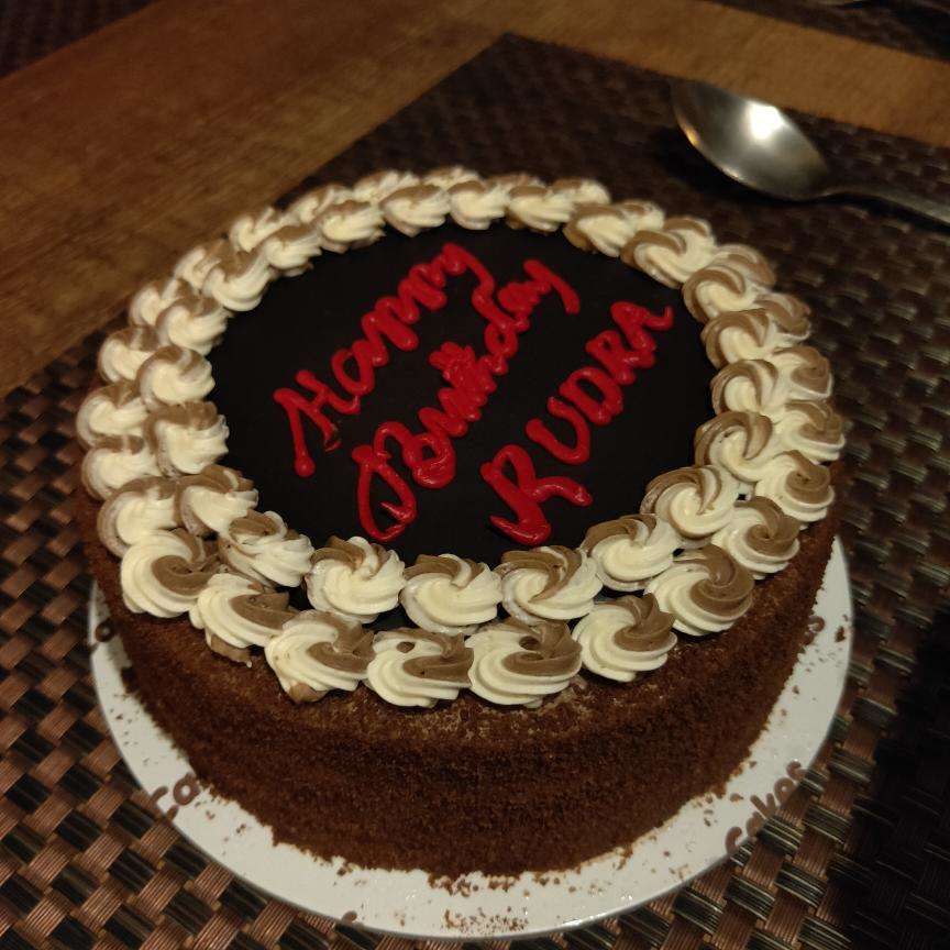 Happy Birthday Rudra - Video And Images | Happy birthday cake writing,  Birthday cake writing, Birthday cake write name