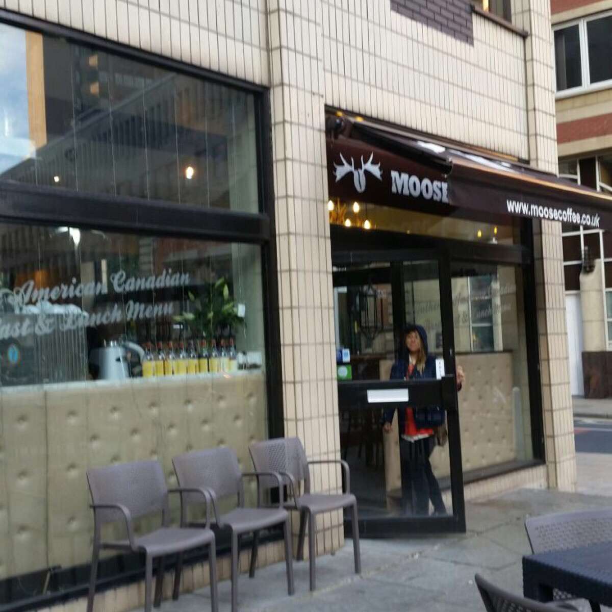 Menu of Moose Coffee, Market Street, Manchester