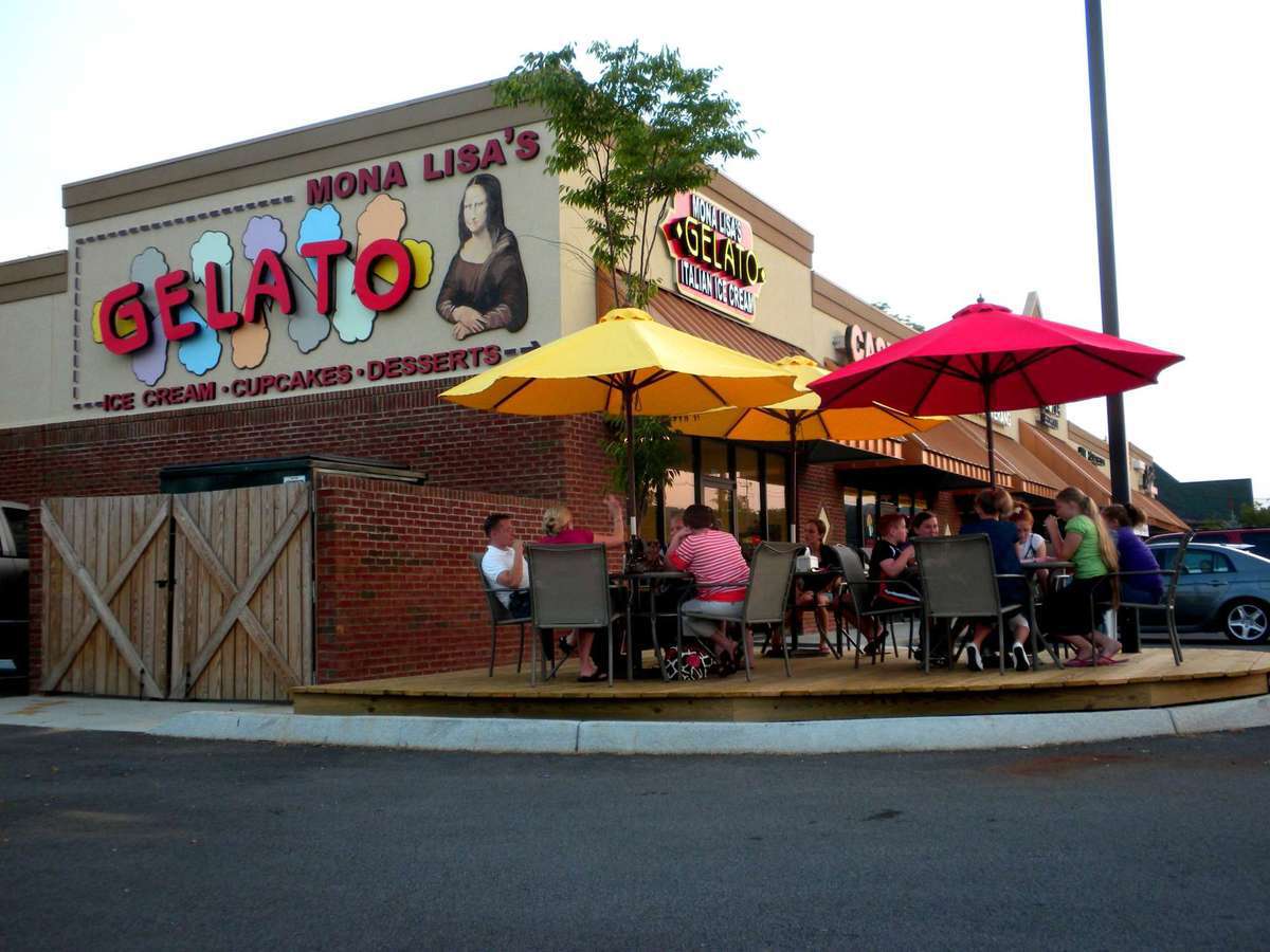 Menu of Mona Lisa's Gelato, Johnson City, Johnson City