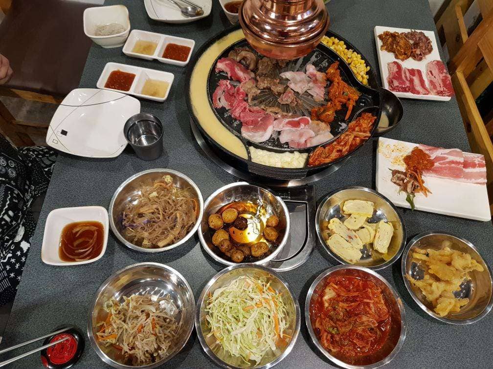 Menu of Gangnam Grill, Tomas Morato, Quezon City