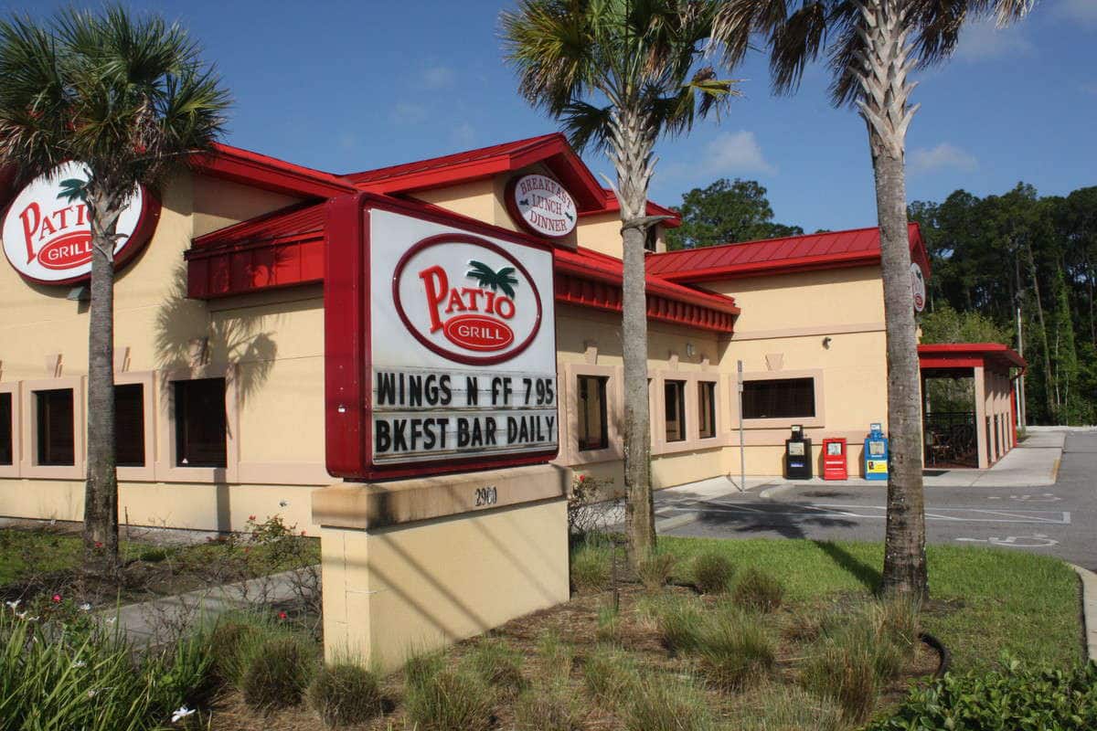 Menu of Patio Grill, Sanford, Orlando