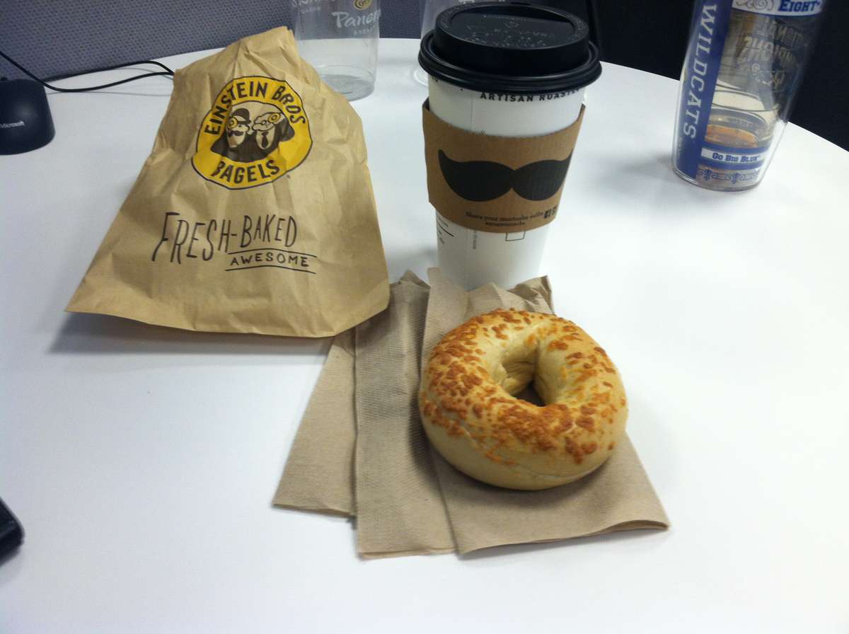 Menu of Einstein Bros Bagels, Downtown, Louisville