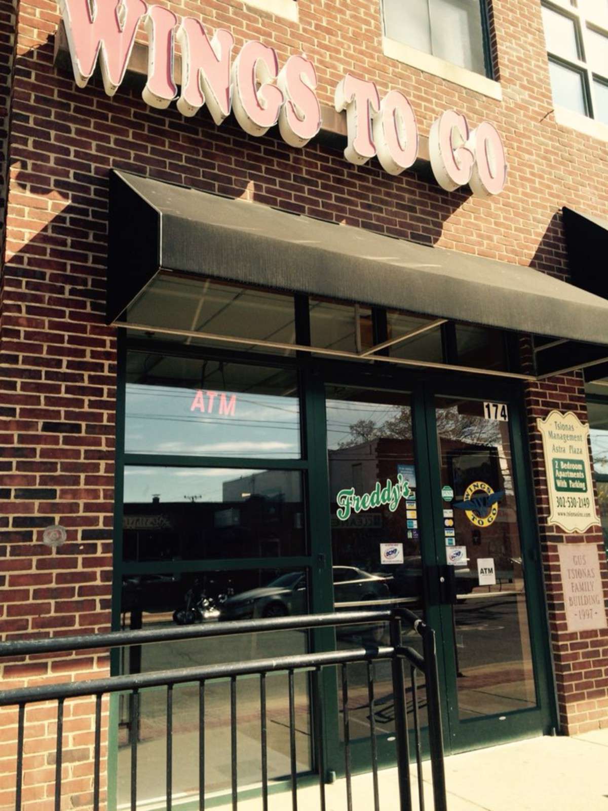 Menu of Wings To Go And Freddys Wraps, Newark, Wilmington