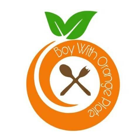 Boy With Orange Plate