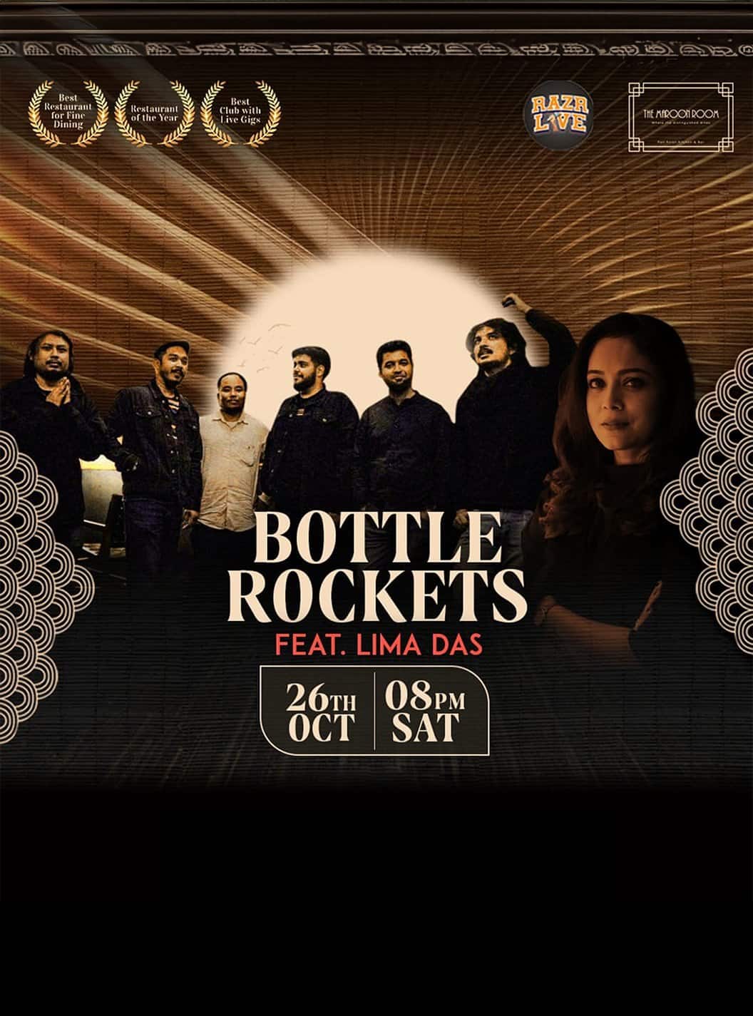 Saturday Night With Bottle Rockets Ft Lima Das Music event Tickets ...