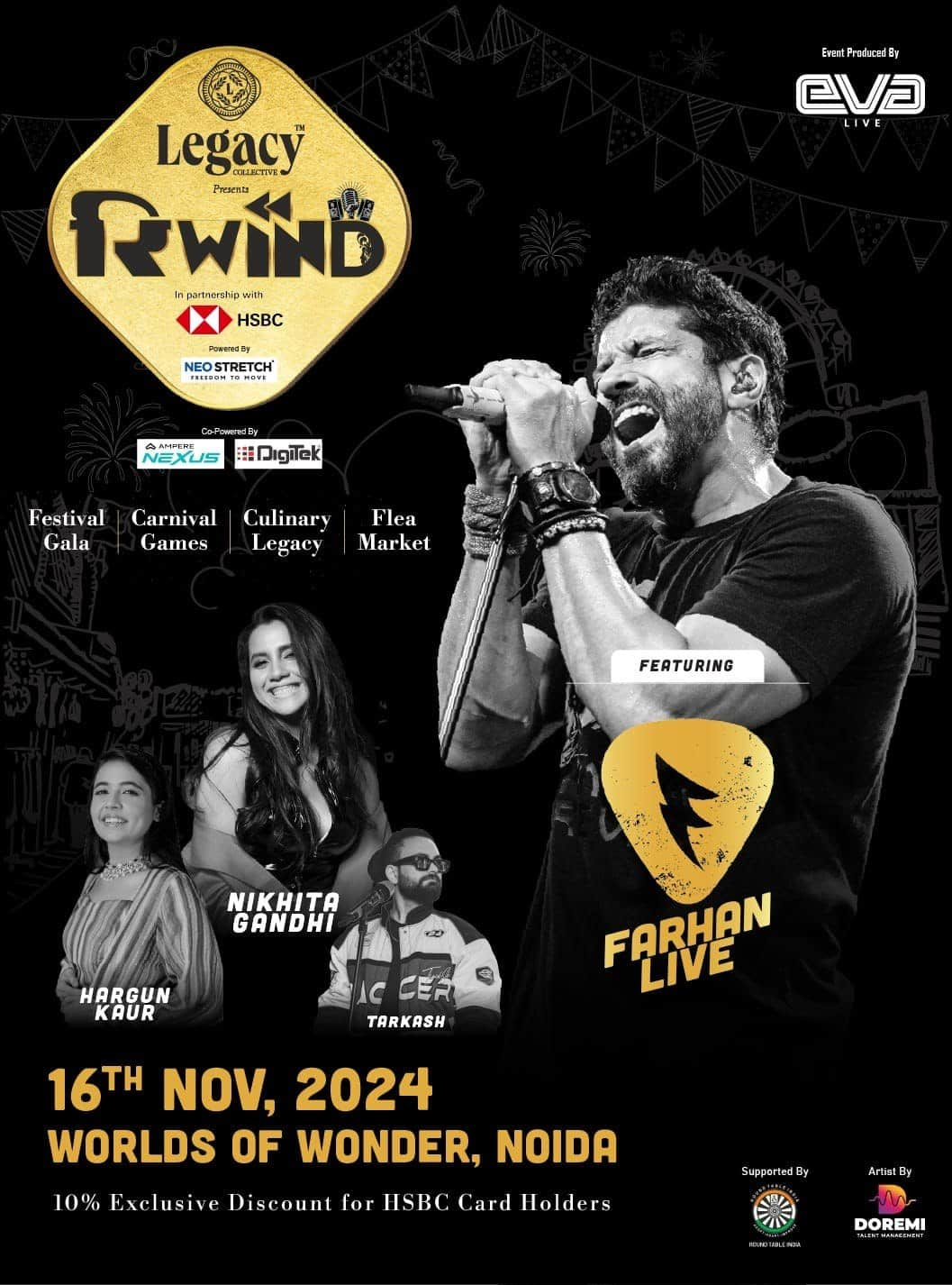 Legacy Rewind ft. Farhan Akhtar Live Trending, Music and Experiences event Tickets Delhi NCR - Zomato