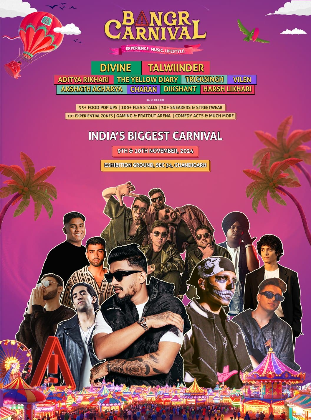 BANGR CARNIVAL Music and Best seller event Tickets Chandigarh - Zomato