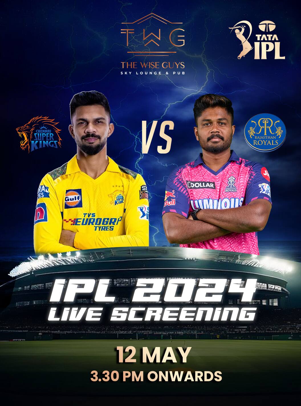 RR VS CSK Trending event Tickets Pune - Zomato