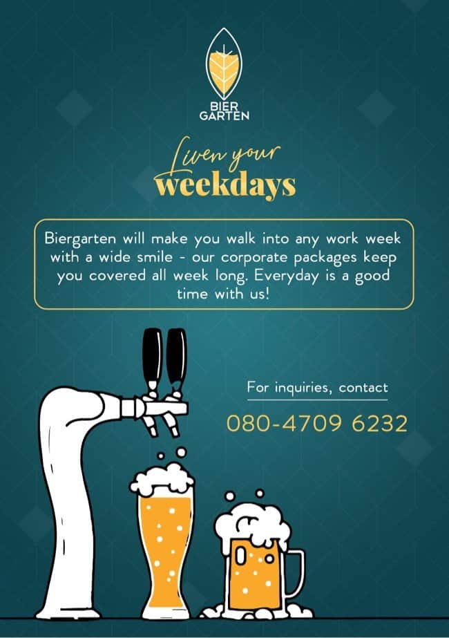 Biergarten, Koramangala 5th Block, Bangalore Zomato