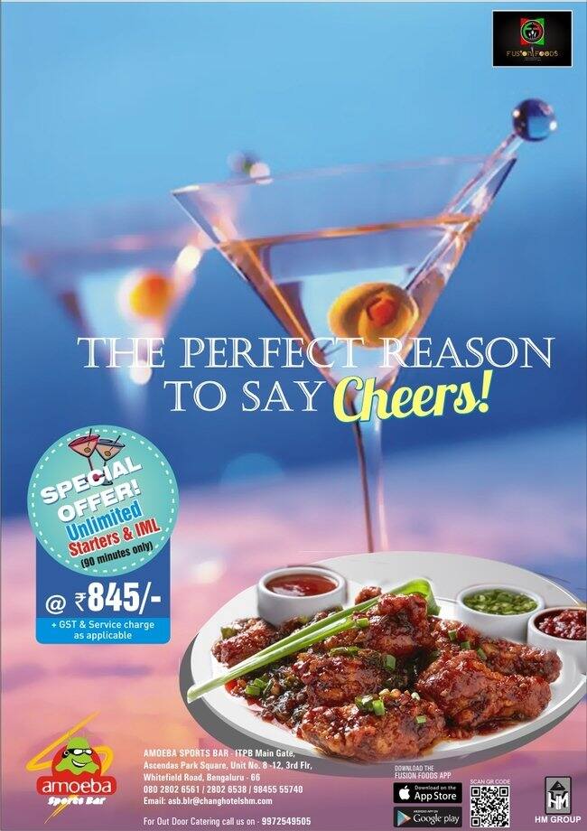 Amoeba Sports Bar, ITPL Main Road, Whitefield, Bangalore Zomato