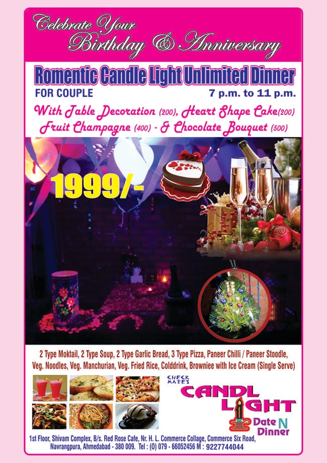 Candle Light Date N Dinner, Navrangpura, Ahmedabad Zomato
